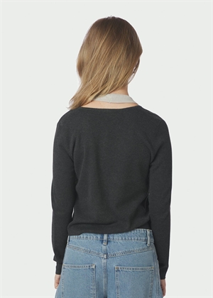 Tamina knit bluse Antrasit Neo Noir 